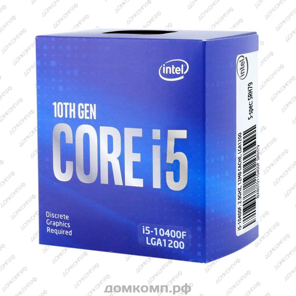 Оптимальный вариант Процессор Intel Core i5 10400F BOX по самой выгодной  цене в Оренбурге. Интернет-магазин 